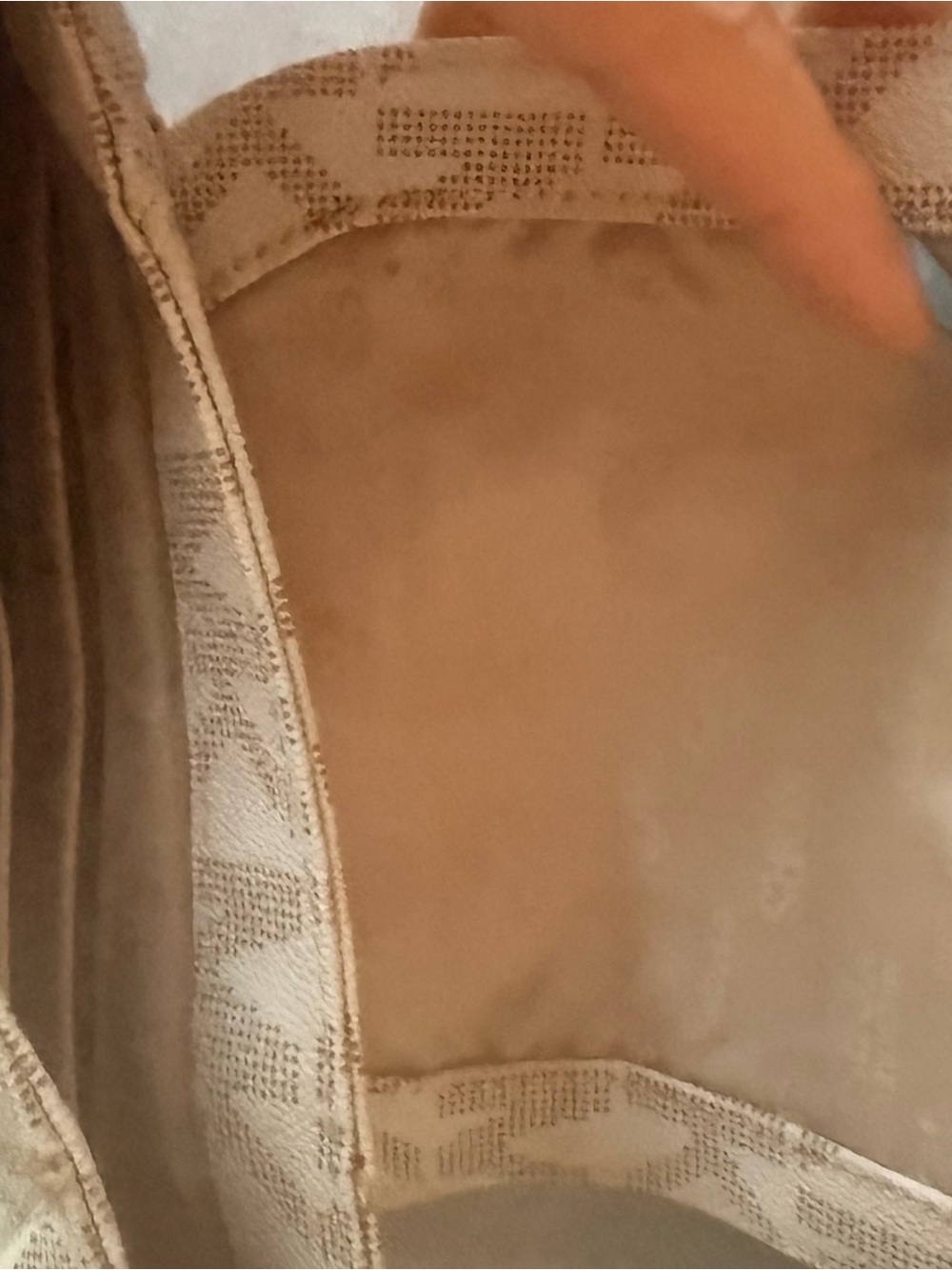 Michael Kors Beige Signature Logo Crossbody Bag mini bag - Picture 10 of 13